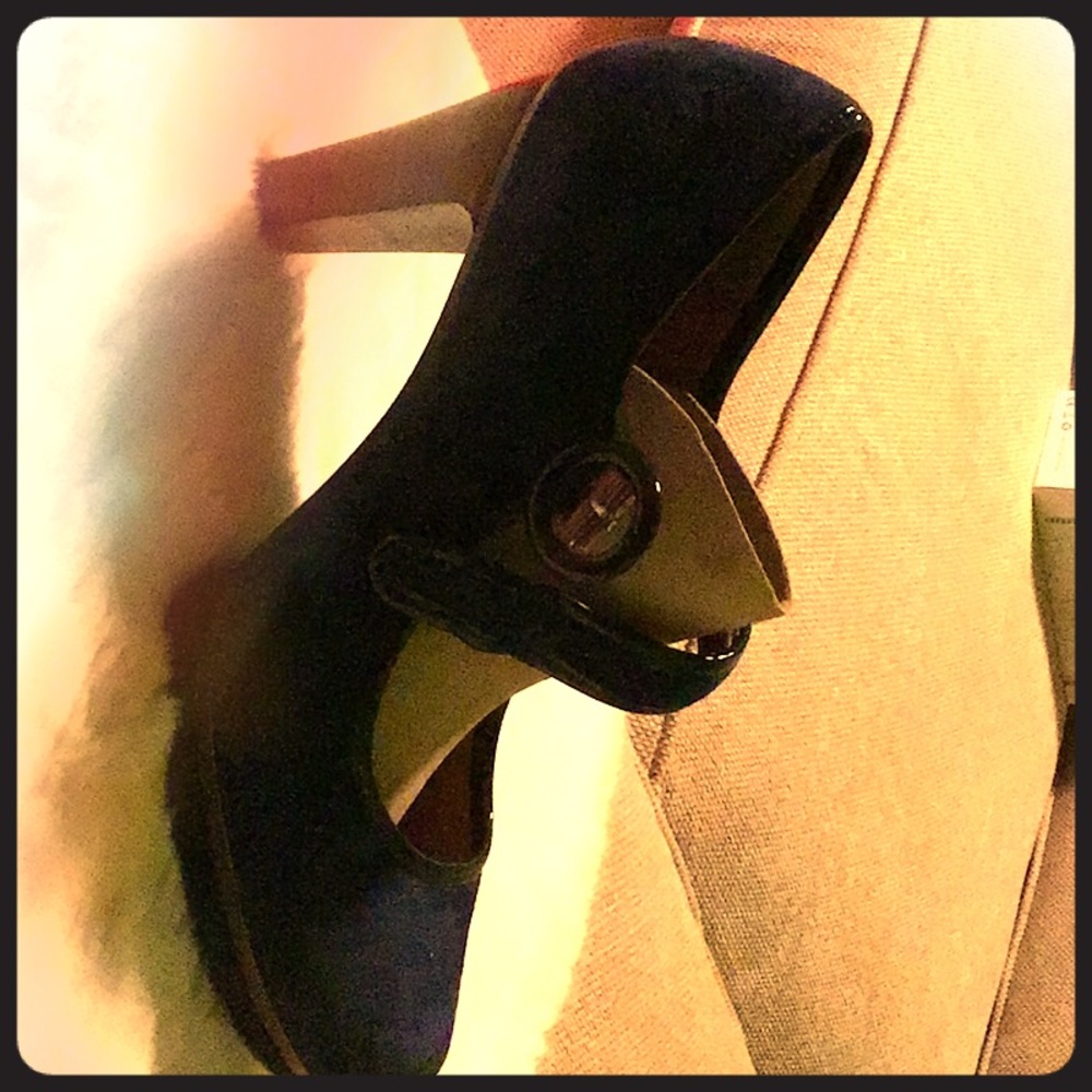 Blue suede shoes